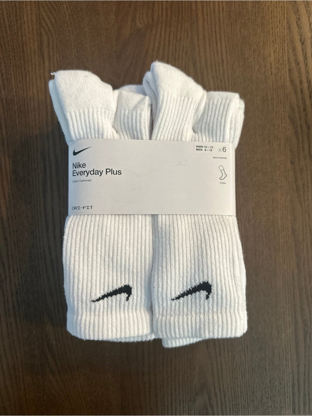 Nike Everyday Plus Cotton Cushioned Crew Socks (NWT)
